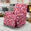 Zombie Brain Halloween Pattern Print Recliner Cover-grizzshop