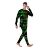 Zombie Brain Halloween Print Men's Pajamas-grizzshop