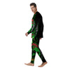 Zombie Brain Halloween Print Men's Pajamas-grizzshop