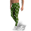 Zombie Cartoon Print Pattern Men's Leggings-grizzshop