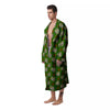 Zombie Cartoon Print Pattern Men's Robe-grizzshop