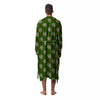 Zombie Cartoon Print Pattern Men's Robe-grizzshop