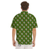 Zombie Cartoon Print Pattern Men's Short Sleeve Shirts-grizzshop