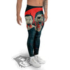 Zombie Crowd Halloween Print Men's Leggings-grizzshop