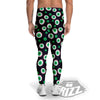 Zombie Eyeball Print Pattern Men's Leggings-grizzshop