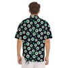 Zombie Eyeball Print Pattern Men's Short Sleeve Shirts-grizzshop