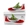 Zombie Face Halloween Character Print White Athletic Shoes-grizzshop