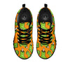 Zombie Foot Print Pattern Black Sneaker-grizzshop