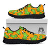 Zombie Foot Print Pattern Black Sneaker-grizzshop