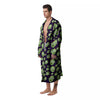 Zombie Green Print Pattern Men's Robe-grizzshop