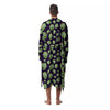 Zombie Green Print Pattern Men's Robe-grizzshop