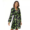 Zombie Green Print Pattern Women's Robe-grizzshop