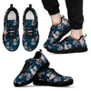 Zombie Halloween Pattern Print Black Sneaker Shoes For Men Women-grizzshop