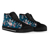 Zombie Halloween Pattern Print Men Women's High Top Shoes-grizzshop