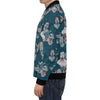 Zombie Halloween Pattern Print Men's Bomber Jacket-grizzshop