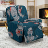 Zombie Halloween Pattern Print Recliner Cover-grizzshop