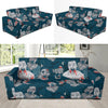 Zombie Halloween Pattern Print Sofa Covers-grizzshop