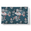 Zombie Halloween Pattern Print Throw Blanket-grizzshop