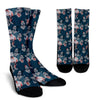 Zombie Halloween Pattern Print Unisex Crew Socks-grizzshop