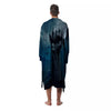 Zombie Hand Rising From Grave Print Men's Robe-grizzshop