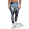 Zombie Hands Halloween Print Men's Leggings-grizzshop