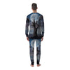 Zombie Hands Halloween Print Men's Pajamas-grizzshop