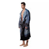 Zombie Hands Halloween Print Men's Robe-grizzshop