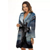 Zombie Hands Halloween Print Women's Robe-grizzshop