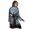 Zombie Hands Halloween Print Women's Robe-grizzshop