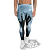 Zombie Hands Scary Print Men's Leggings-grizzshop