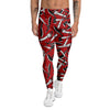 Zombie Killer Weapon Print Pattern Men's Leggings-grizzshop