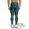 Zombie Print Pattern Men's Leggings-grizzshop