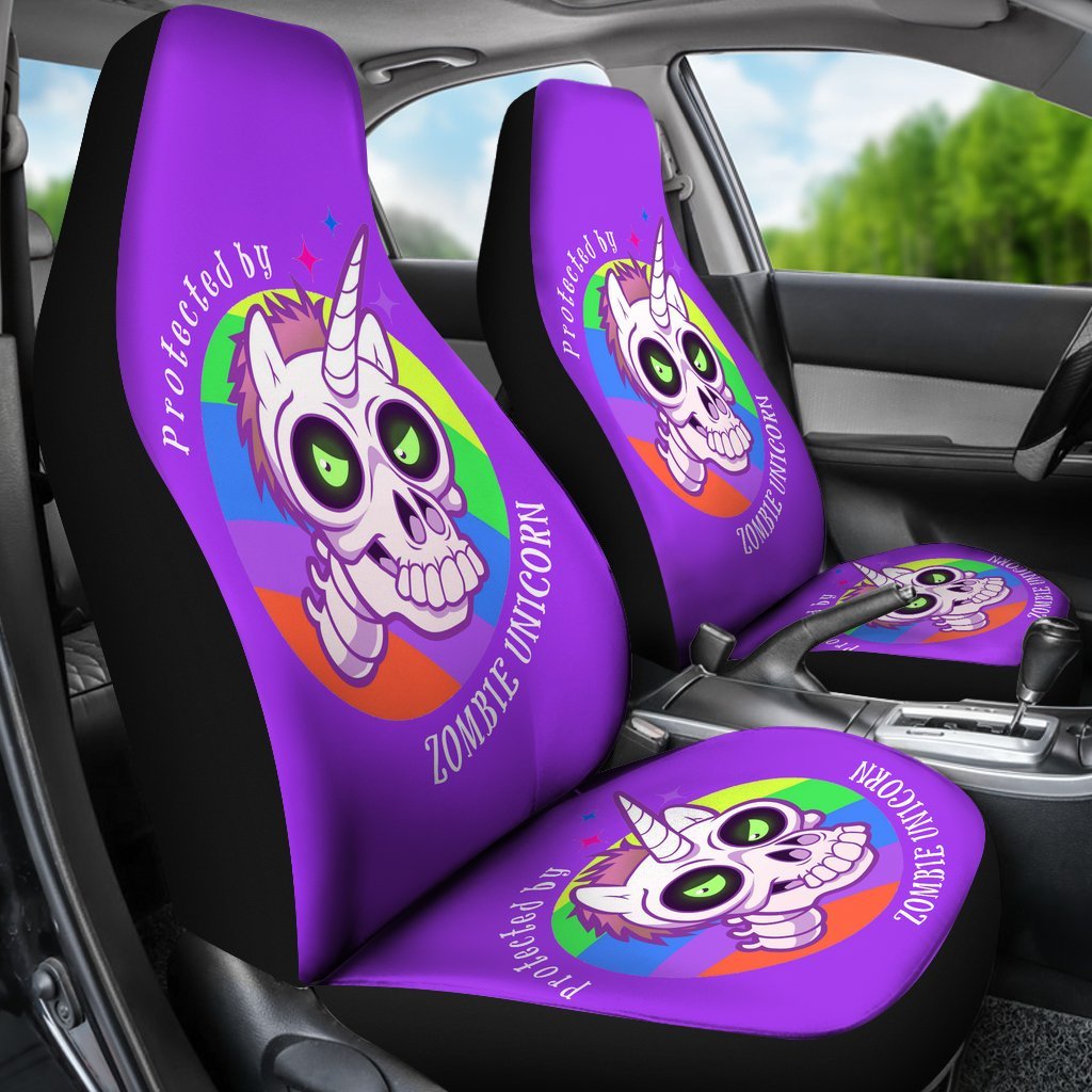 Zombie Unicorn Car Seat Covers-grizzshop