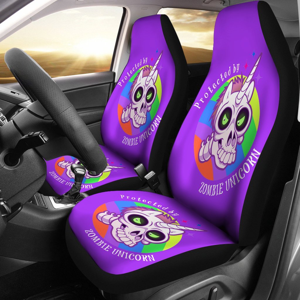 Zombie Unicorn Car Seat Covers-grizzshop