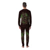 Zombie Walking Green Print Men's Pajamas-grizzshop