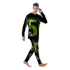 Zone 51 Alien And UFO Print Men's Pajamas-grizzshop