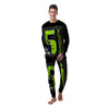 Zone 51 Alien And UFO Print Men's Pajamas-grizzshop