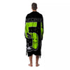 Zone 51 Alien And UFO Print Men's Robe-grizzshop