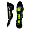 Zone 51 Alien And UFO Print Muay Thai Shin Guards-grizzshop